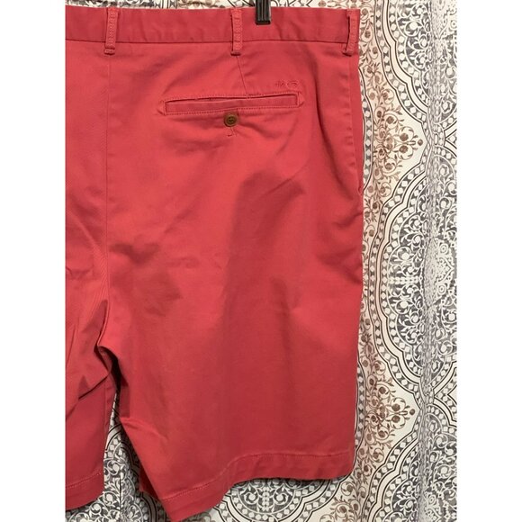 Izod Saltwater Men’s Red Stretch Shorts Size 40 Casual Preppy Coastal Summer - Picture 6 of 9